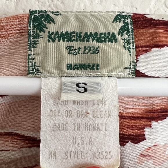 Vintage Kamehameha Hawaii Hawaiian Tropical Beach Tiki Sun House Dress Small M22 - Picture 6 of 6